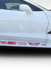 2014-2019 Chevrolet Corvette C7 Duraflex Gran Veloce Wide Body Side Skirts- 2 Piece                                     - 112430 - Image 7