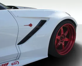 2014-2019 Chevrolet Corvette C7 Duraflex Gran Veloce Wide Body Front Fender Flares- 2 Piece