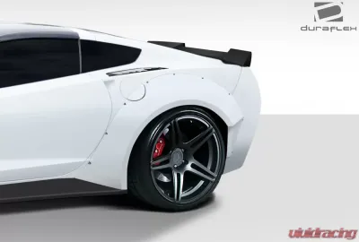 2014-2019 Chevrolet Corvette C7 Duraflex Gran Veloce Wide Body Rear Fender Flares- 2 Piece - 112432