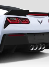 2014-2019 Chevrolet Corvette C7 Duraflex GT Concept Rear Diffuser - 2 Piece                                     - 112436 - Image 3