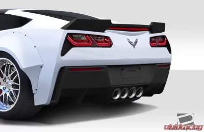 2014-2019 Chevrolet Corvette C7 Duraflex GT Concept Rear Diffuser - 2 Piece - 112436
