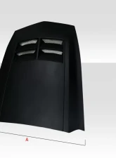 Universal Duraflex ZL1 Look Hood Cowl Scoop Vent - 1 Piece                                     - 112446 - Image 3