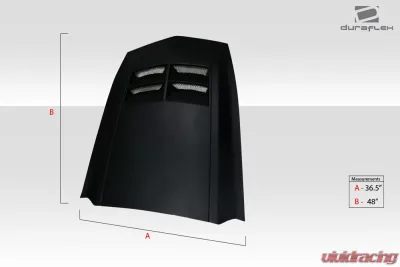Universal Duraflex ZL1 Look Hood Cowl Scoop Vent - 1 Piece - 112446