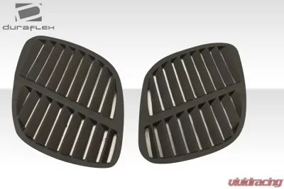 Universal Duraflex GTR Hood Vents Scoops Ducts - 2 Piece - 112452