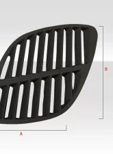 Universal Duraflex GTR Hood Vents Scoops Ducts - 2 Piece                                     - 112452 - Image 3