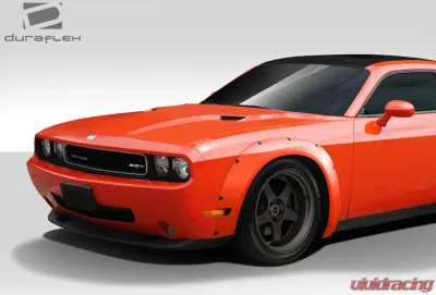 2008-2023 Dodge Challenger Duraflex Novara Wide Body Front Fender Flares - 2 Piece - 112459