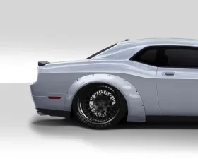 2008-2023 Dodge Challenger Duraflex Novara Wide Body Rear Fender Flares - 2 Piece