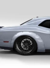 2008-2023 Dodge Challenger Duraflex Novara Wide Body Rear Fender Flares - 2 Piece                                     - 112460 - Image 7