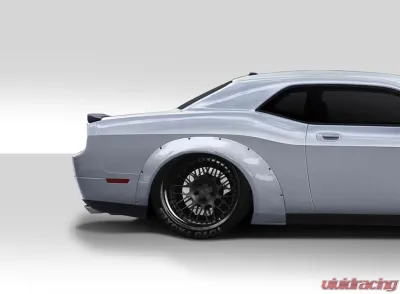 2008-2023 Dodge Challenger Duraflex Novara Wide Body Rear Fender Flares - 2 Piece - 112460