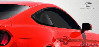 2015-2023 Ford Mustang Carbon Creations R-Spec Window Scoop - 2 Piece (S) - 112463
