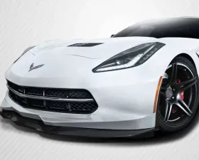 2014-2019 Chevrolet Corvette C7 Carbon Creations Apex Front Splitter - 3 Piece