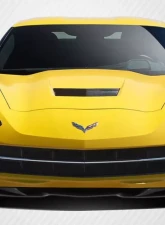 2014-2019 Chevrolet Corvette C7 Carbon Creations Apex Front Splitter - 3 Piece                                     - 112472 - Image 2