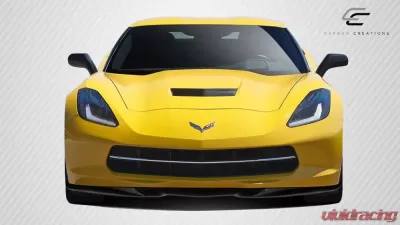 2014-2019 Chevrolet Corvette C7 Carbon Creations Apex Front Splitter - 3 Piece - 112472