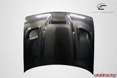 2008-2023 Dodge Challenger Carbon Creations Dritech Hellcat Look Hood - 1 Piece - 112475