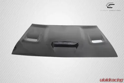 2008-2023 Dodge Challenger Carbon Creations Dritech Hellcat Look Hood - 1 Piece - 112475