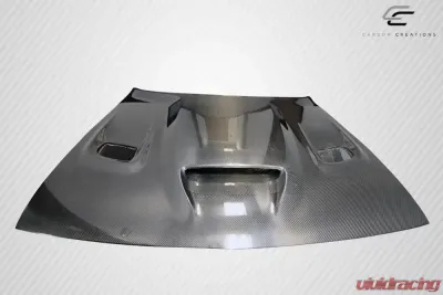 2008-2023 Dodge Challenger Carbon Creations Dritech Hellcat Look Hood - 1 Piece - 112475
