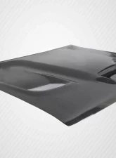 2008-2023 Dodge Challenger Carbon Creations Dritech Hellcat Look Hood - 1 Piece                                     - 112475 - Image 10