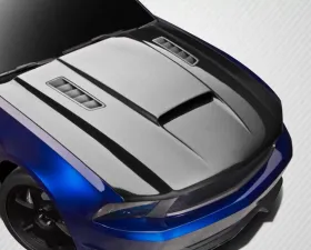 2010-2012 Ford Mustang Carbon Creations Dritech CVX Version 3 Hood - 1 Piece