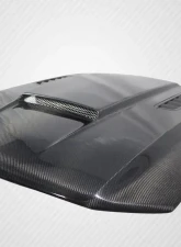 2010-2012 Ford Mustang Carbon Creations Dritech CVX Version 3 Hood - 1 Piece                                     - 112477 - Image 6