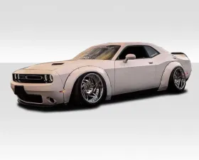 2008-2020 Dodge Challenger Duraflex Novara Wide Body Kit - 4 Piece