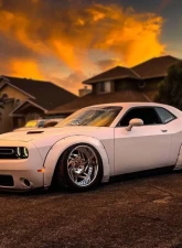 2008-2020 Dodge Challenger Duraflex Novara Wide Body Kit - 4 Piece                                     - 112481 - Image 4