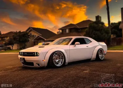 2008-2020 Dodge Challenger Duraflex Novara Wide Body Kit - 4 Piece - 112481