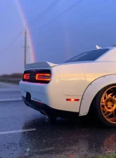 2008-2020 Dodge Challenger Duraflex Novara Wide Body Kit - 4 Piece                                     - 112481 - Image 6