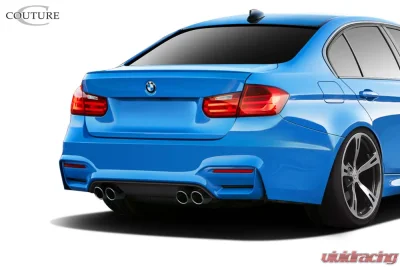 2012-2018 BMW 3 Series F30 Couture Urethane M3 Look Rear Bumper (requires diffuser and change to M3 M4 Look exhaust ) - 1 Piece - 112506