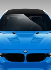 2012-2018 BMW 3 Series F30 / 2014-2020 4 Series F32 Duraflex Eros Version 1 Hood - 1 Piece                                     - 112511 - Image 6