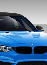 2012-2018 BMW 3 Series F30 / 2014-2020 4 Series F32 Duraflex Eros Version 1 Hood - 1 Piece                                     - 112511 - Image 2