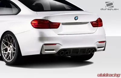 2014-2020 BMW 4 Series F32 Duraflex M4 Look Rear Diffuser ( must be used with M4 look rear bumper) - 1 Piece - 112518