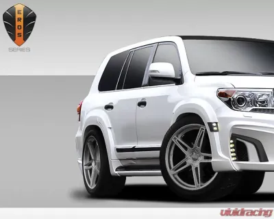 2013-2015 Toyota Land Cruiser Eros Version 1 Wide Body Rear Fender Flares - 4 Piece (S) - 112525
