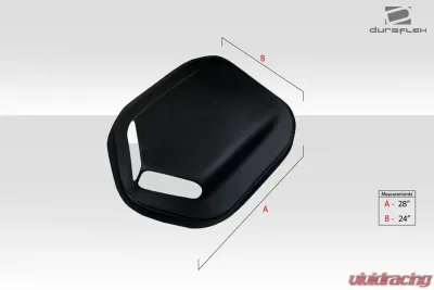 Universal Duraflex Shaker Style Hood Scoop - 1 piece - 112542