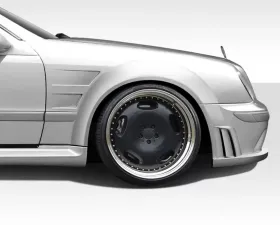 1998-2002 Mercedes CLK W208 Duraflex Black Series Look Wide Body Front Fender Flares - 2 Piece