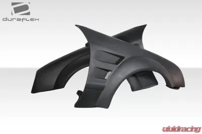 1998-2002 Mercedes CLK W208 Duraflex Black Series Look Wide Body Front Fender Flares - 2 Piece - 112560