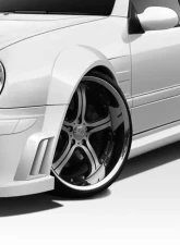 1998-2002 Mercedes CLK W208 Duraflex Black Series Look Wide Body Front Fender Flares - 2 Piece                                     - 112560 - Image 2