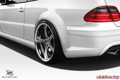 1998-2002 Mercedes CLK W208 Duraflex Black Series Look Wide Body Rear Fender Flares - 2 Piece - 112561