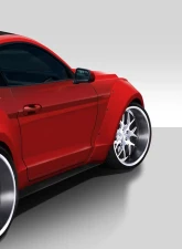 2015-2017 Ford Mustang Duraflex Grid Wide Body Front Fender Flares - 4 Piece                                     - 112566 - Image 10
