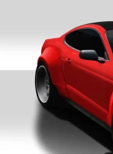 2015-2023 Ford Mustang Duraflex Grid Wide Body Rear Fender Flares - 4 Piece                                     - 112567 - Image 9