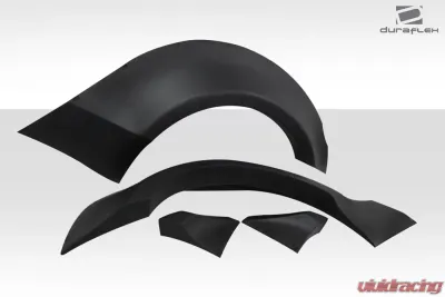2015-2023 Ford Mustang Duraflex Grid Wide Body Rear Fender Flares - 4 Piece - 112567