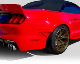2015-2023 Ford Mustang Duraflex Grid Wide Body Rear Fender Flares - 4 Piece