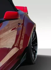 2015-2023 Ford Mustang Duraflex Grid Wide Body Rear Fender Flares - 4 Piece                                     - 112567 - Image 3