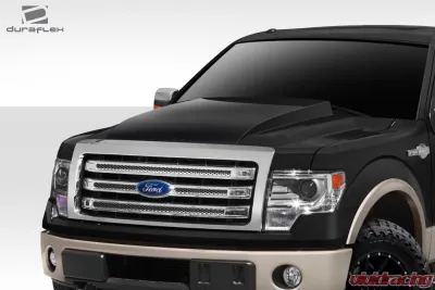 2009-2014 Ford F-150 Duraflex Cowl Hood - 1 Piece - 112574