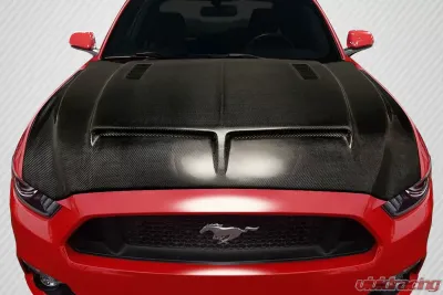 2015-2017 Ford Mustang Carbon Creations GT500 Hood - 1 Piece - 112581