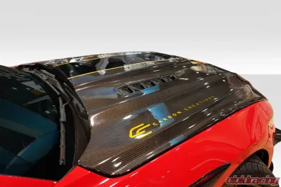 2015-2017 Ford Mustang Carbon Creations CVX Hood - 1 Piece - 112582