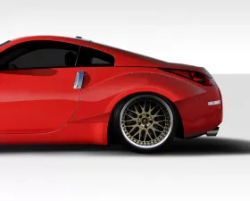 2003-2008 Nissan 350Z Z33 Duraflex 90mm Circuit Rear Fender Flares - 2 Piece