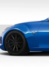 2009-2020 Nissan 370Z Z34 Duraflex 75mm Circuit Front Fender Flares - 2 Piece                                     - 112596 - Image 6