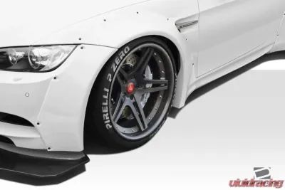 2008-2013 BMW M3 E92 E93 Duraflex Circuit Wide Body Front Fender Flares - 4 Piece - 112599