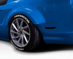 2010-2014 Ford Mustang Duraflex Circuit 75 MM Rear Fender Flares - 2-piece