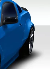 2010-2014 Ford Mustang Duraflex Circuit 75 MM Rear Fender Flares - 2-piece                                     - 112624 - Image 2